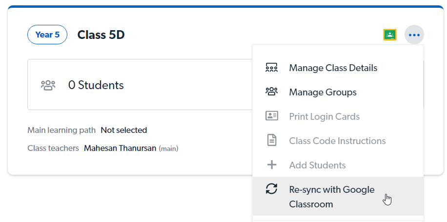 Matific and Google Classroom FAQ – Matific Help