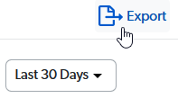There is also an option in the top right area to export the report as an Excel spreadsheet