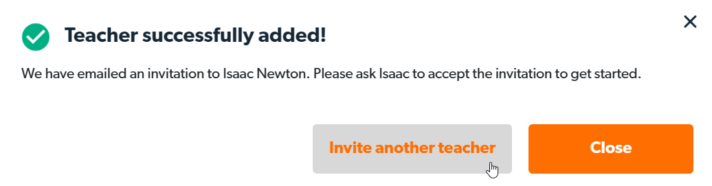 Invite another teacher