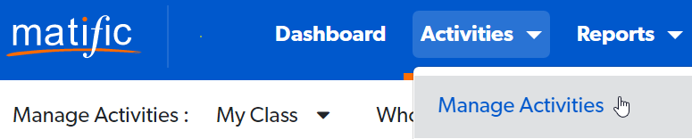 Etkinlikleri yönet'i tıklayın
