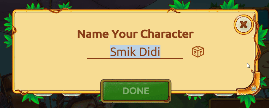 A name can be generated