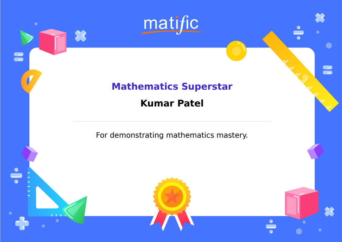 Skill mastery award