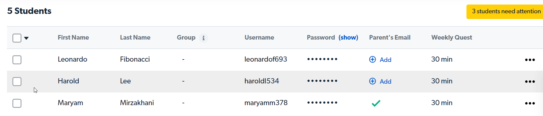 You can also print certificates for multiple students together.