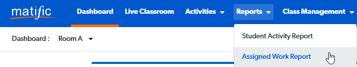 click assigned work report.png