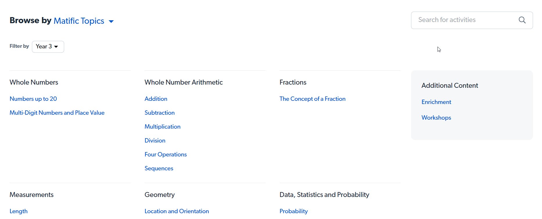 etkinlikleri arayın ve atölyelere göre filtreleyin