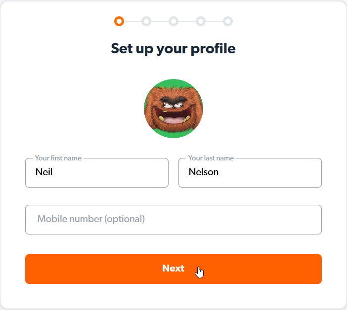 set up parent profile