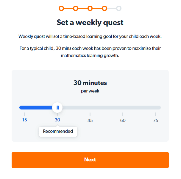 Set a weekly quest