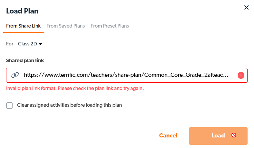 invalid plan link format.png