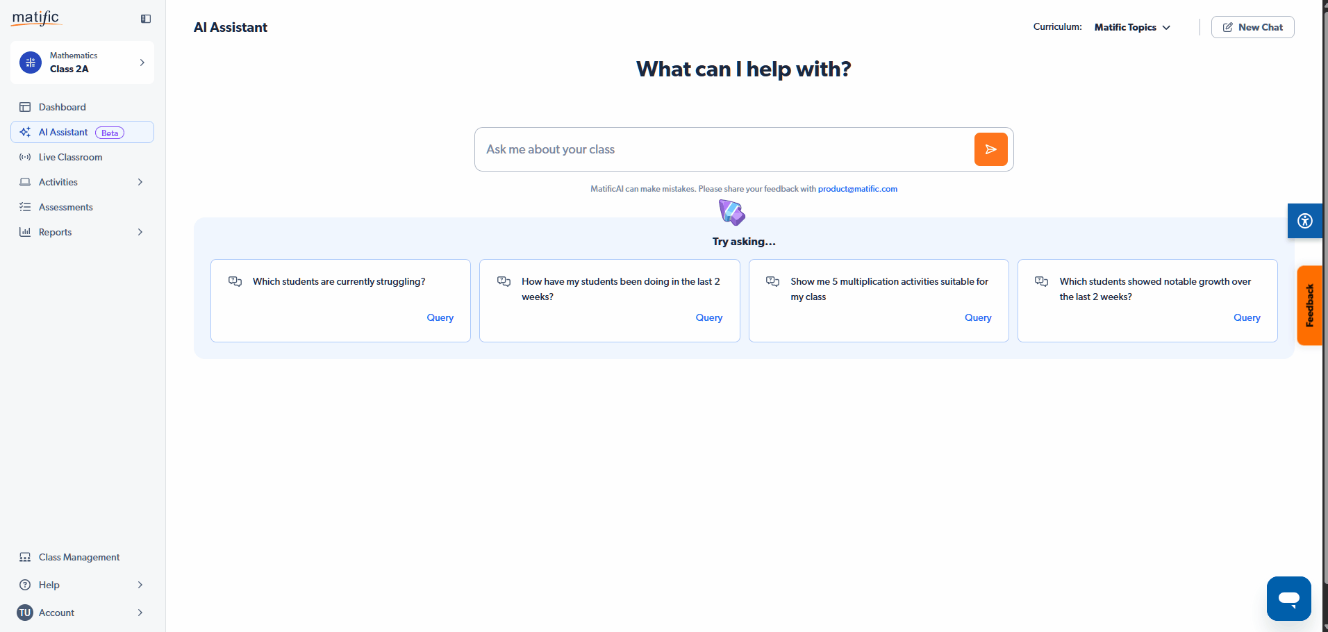 AI assistant demo with a question.gif