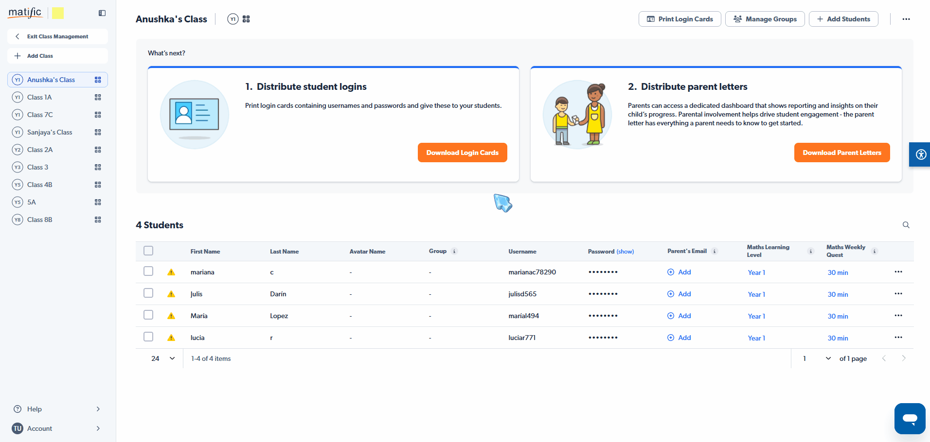 How to delete a class demonstration