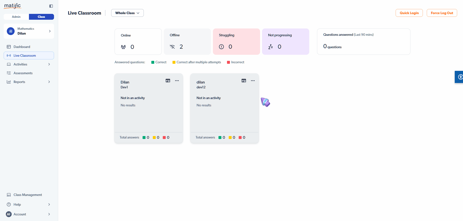 Quick Login Demo Live classroom.gif